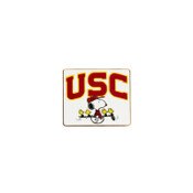 USC Trojans White Arch Snoopy and Woodstock Golf Club Pin